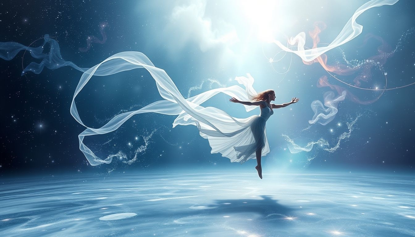 Rêver de patiner en musique symbolise harmonie et créativité intérieure.