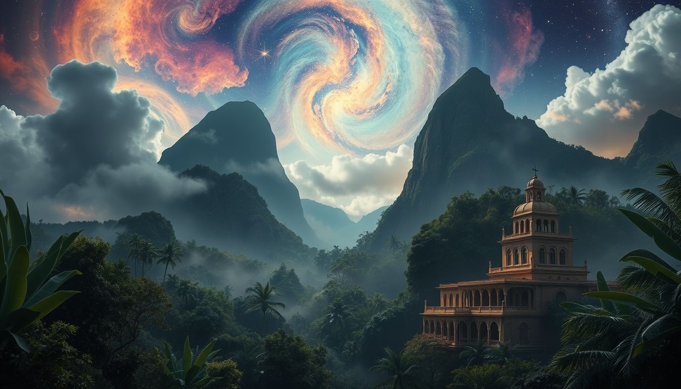 Rêver de jungles symbolise souvent l'exploration de soi profond.