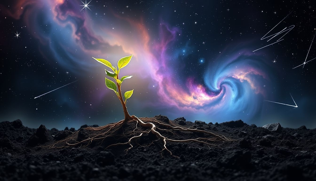 Rêver de plantes en terre symbolise un renouveau personnel profond.