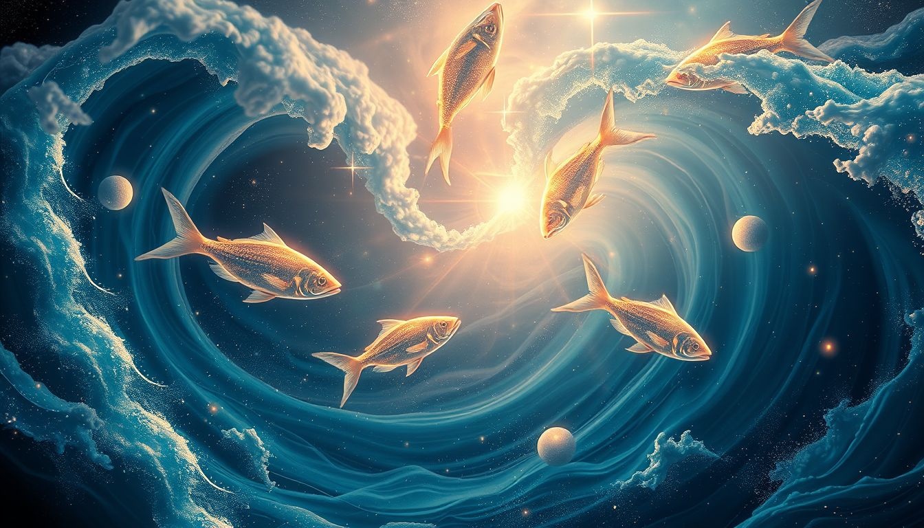 Rêver de poissons dans le brisant symbolise richesse et renouveau.