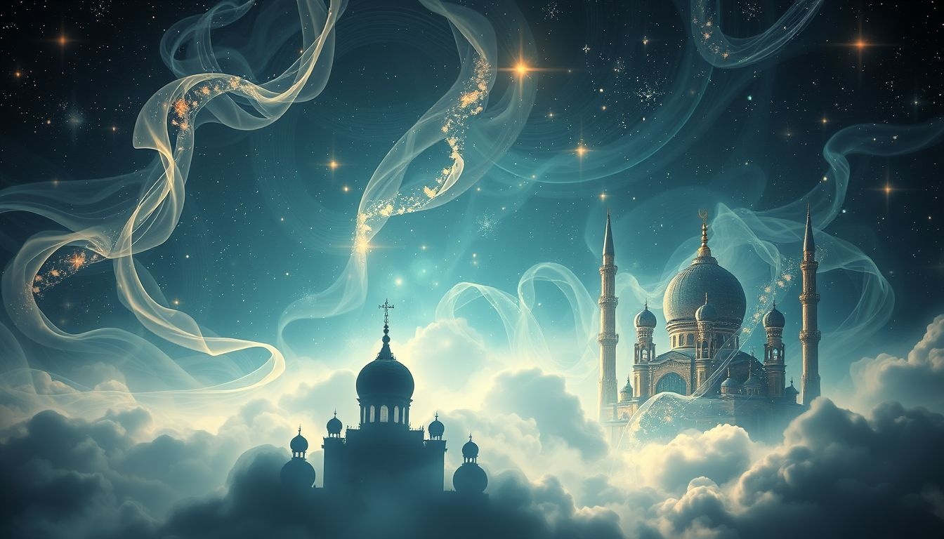 Rêver de profaner un lieu sacré symbolise un conflit intérieur profond.