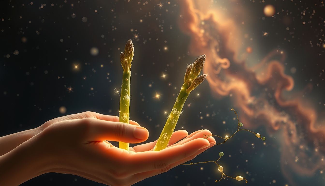 Rêver d'asperges symbolise souvent soutien et reconnaissance imminents.