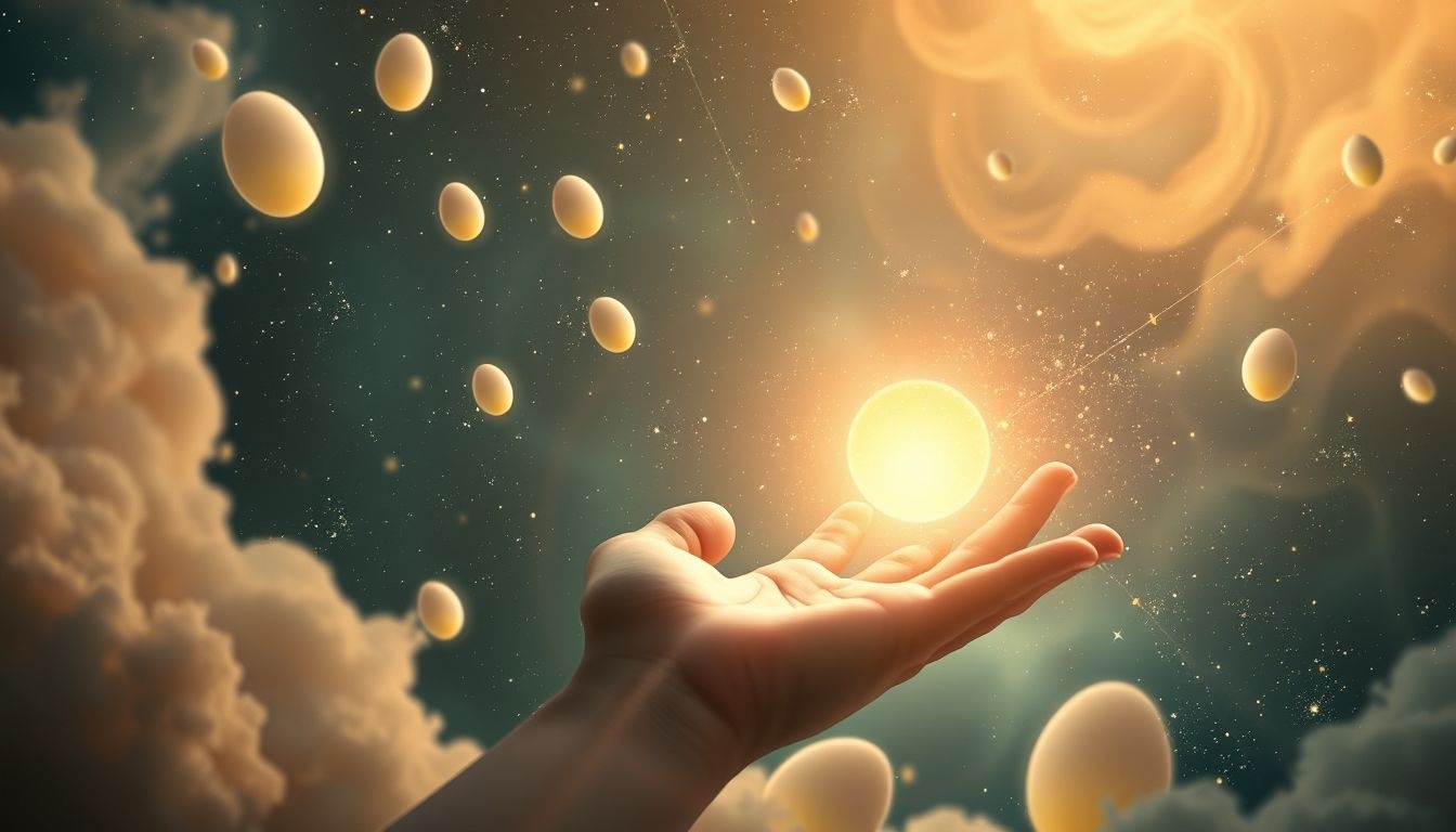 Rêver d'œufs de Pâques signifie gratitude et reconnaissance sincère.