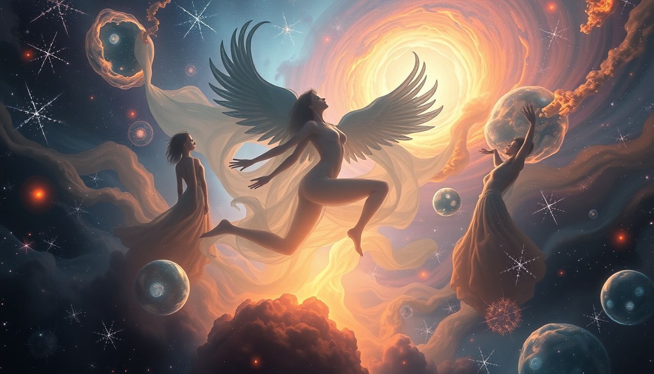 Rêver de rencontres symbolise souvent une transformation intérieure profonde.