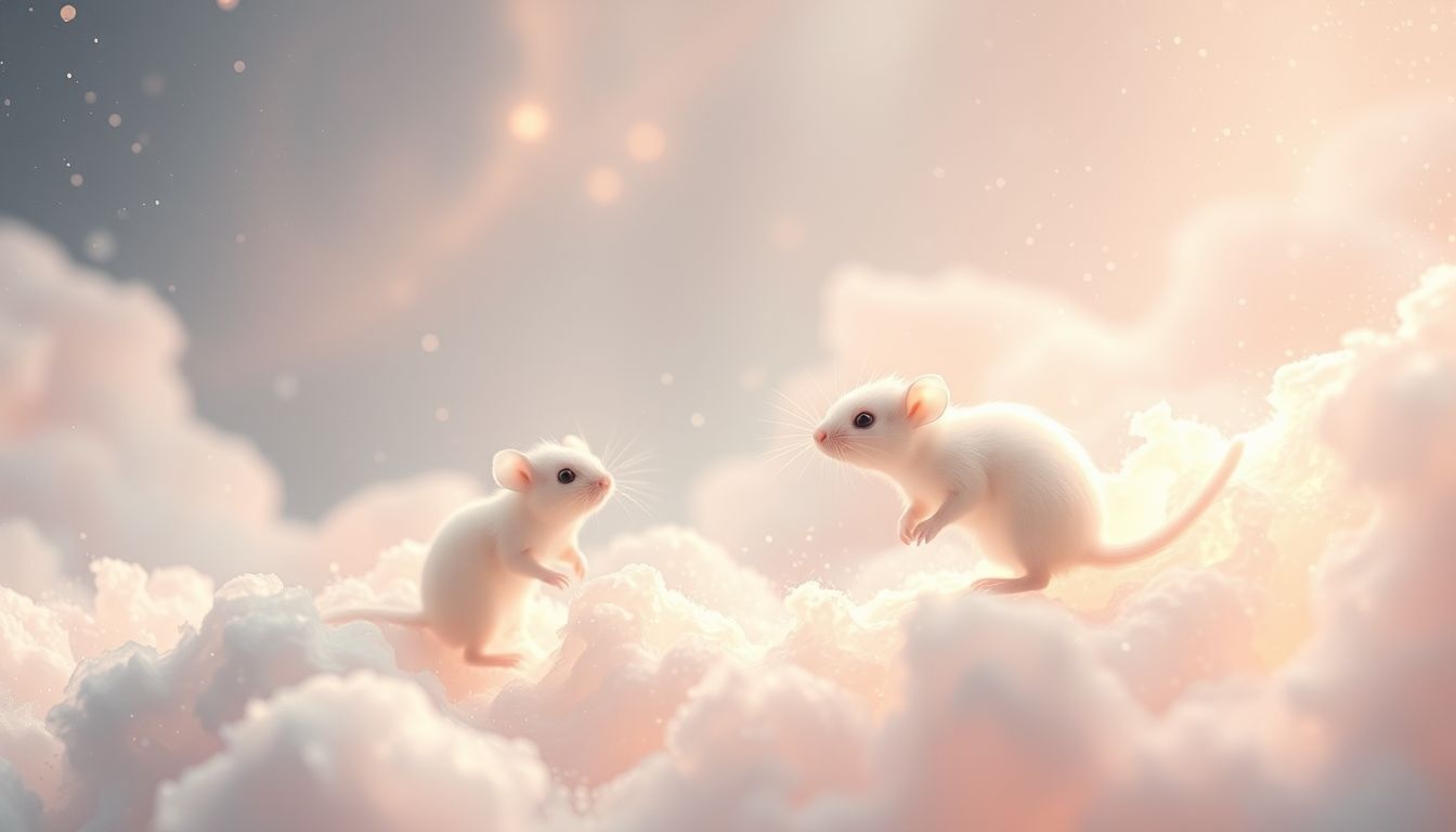 Les rongeurs blancs symbolisent souvent pureté et innocence onirique.