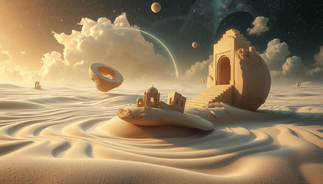 Rêver de bâtiments sur sable mouvant symbolise instabilité et danger imminent.