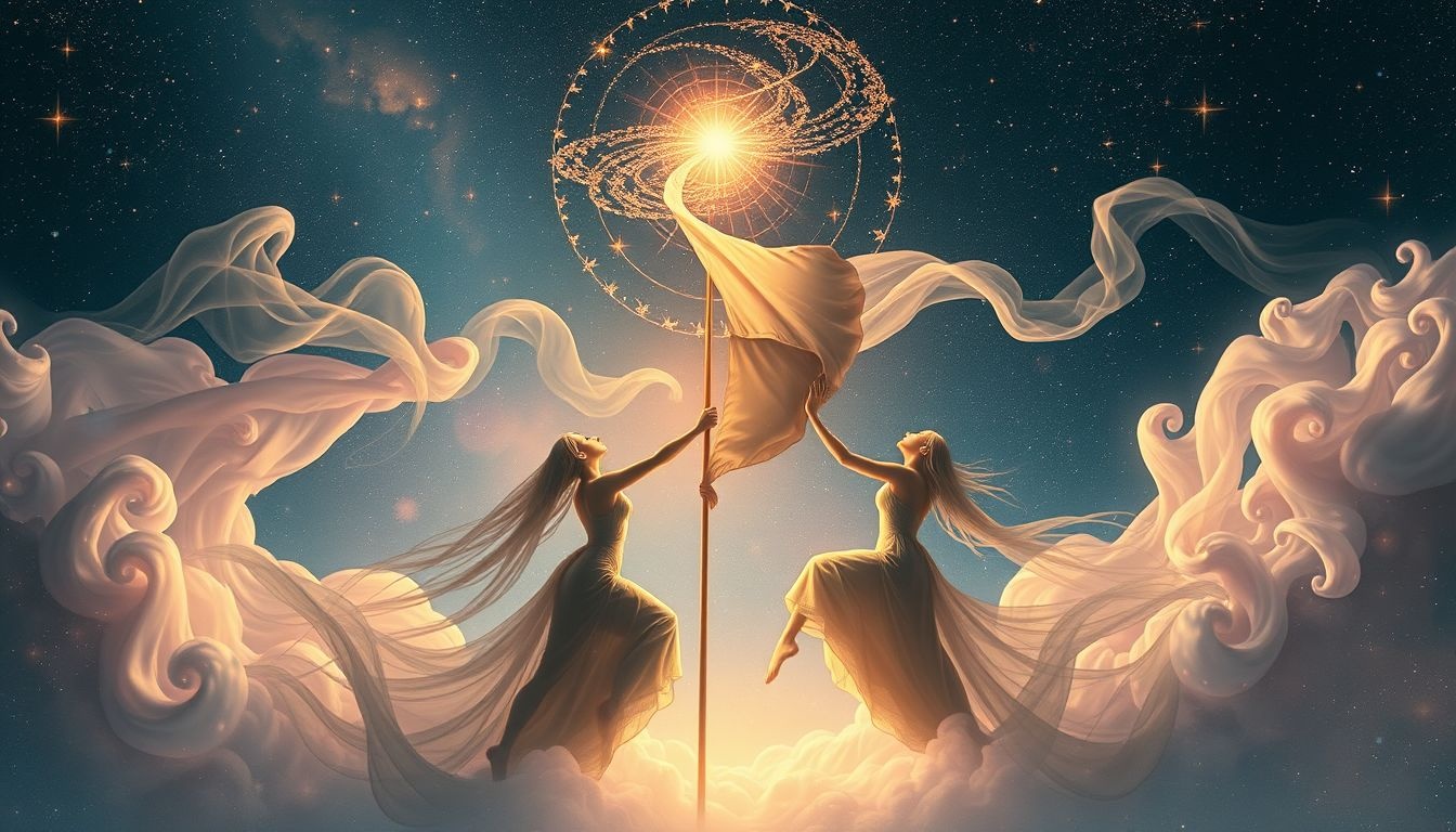 Rêver d’oriflamme symbolise la lutte victorieuse et la persévérance.