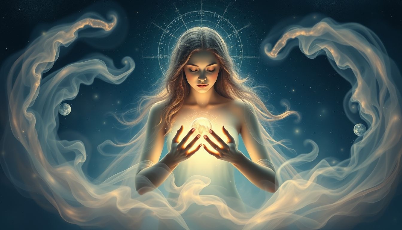 Rêver de Séléné symbolise une protection douce et un soutien émotionnel.