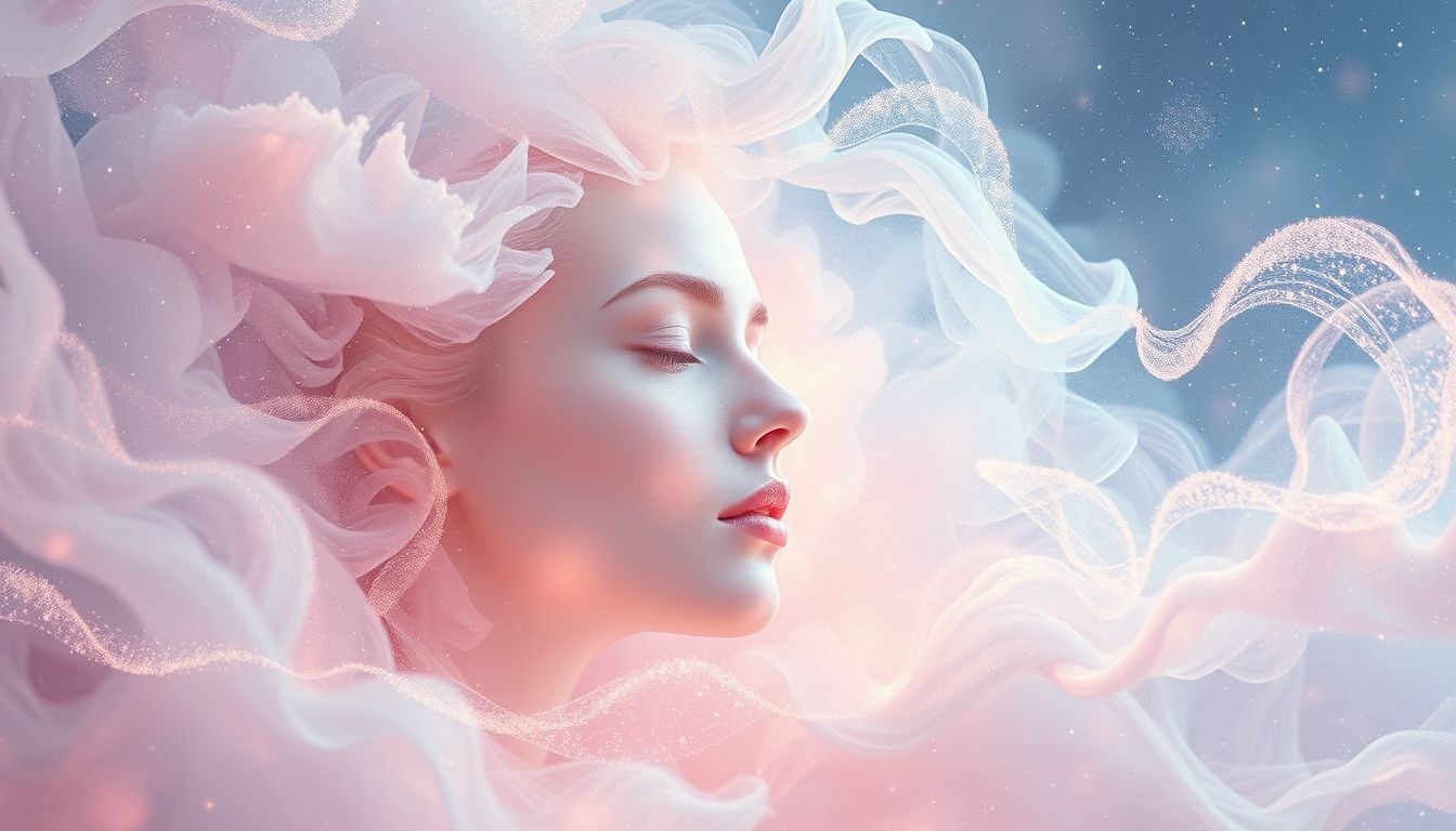 Rêver de se maquiller symbolise souvent la transformation personnelle.