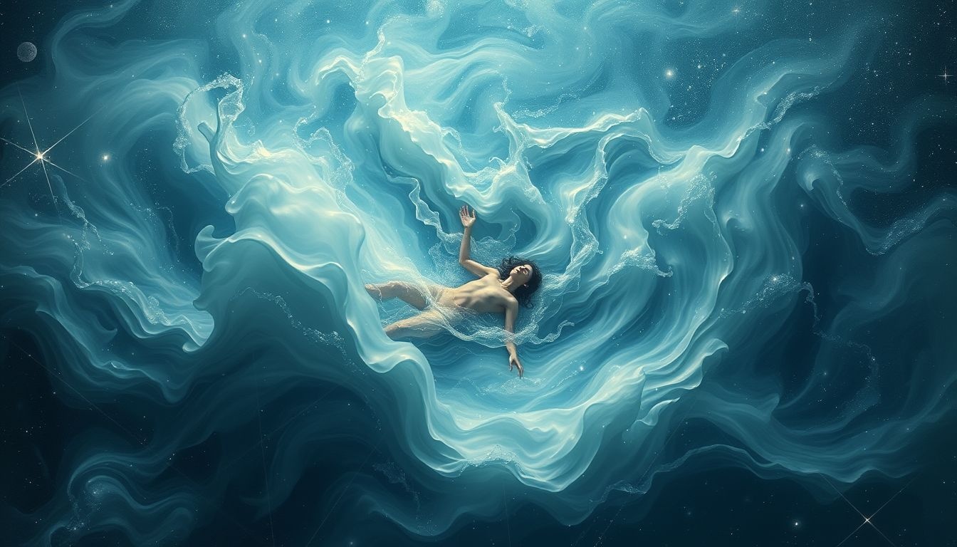 Rêver de se noyer symbolise souvent un stress émotionnel intense.