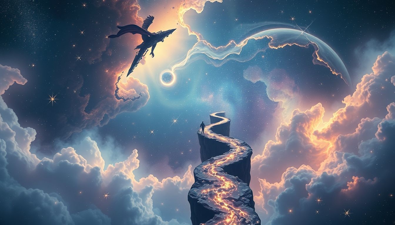 Rêver de soi dans l'inconnu symbolise peur et quête intérieure.