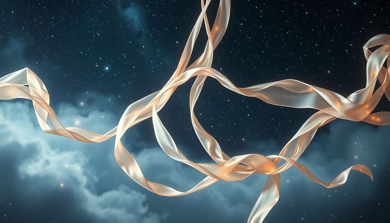 Rêver de soie symbolise douceur et harmonie dans les relations amoureuses.