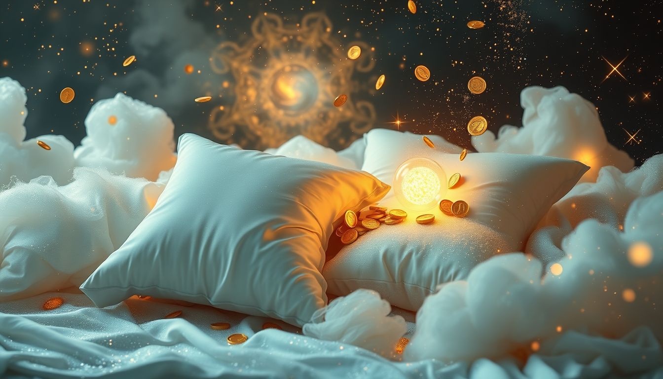 Rêver d'argent caché dans un coussin en crin symbolise richesse soudaine.