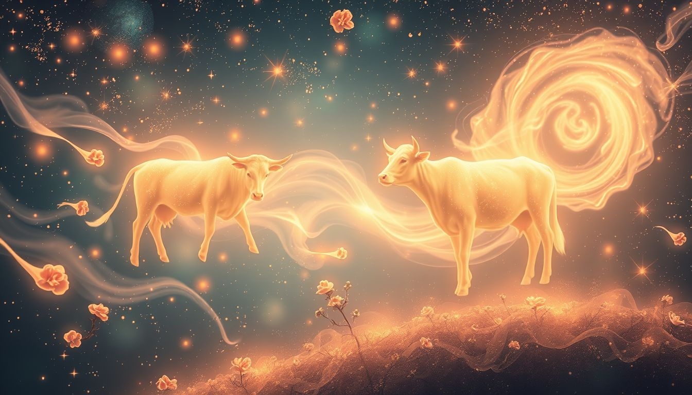 Rêver de vache symbolise souvent abondance, maternité et prospérité.