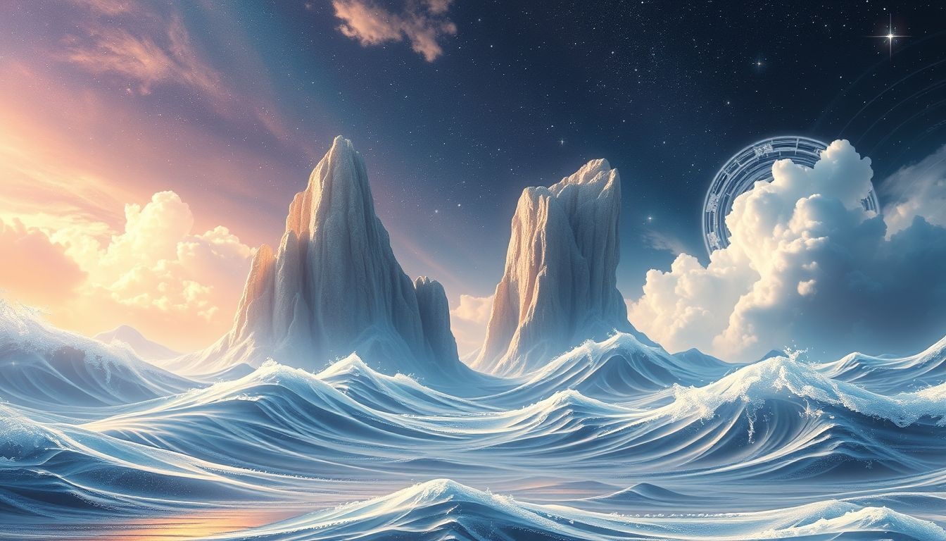 Rêver de vagues frappant des falaises symbolise des défis émotionnels intenses.