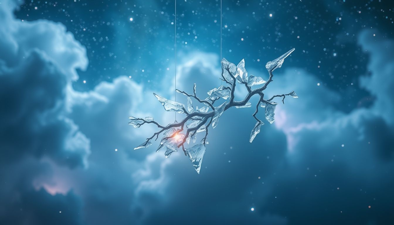 Rêver de verglas symbolise souvent des tensions familiales non résolues.