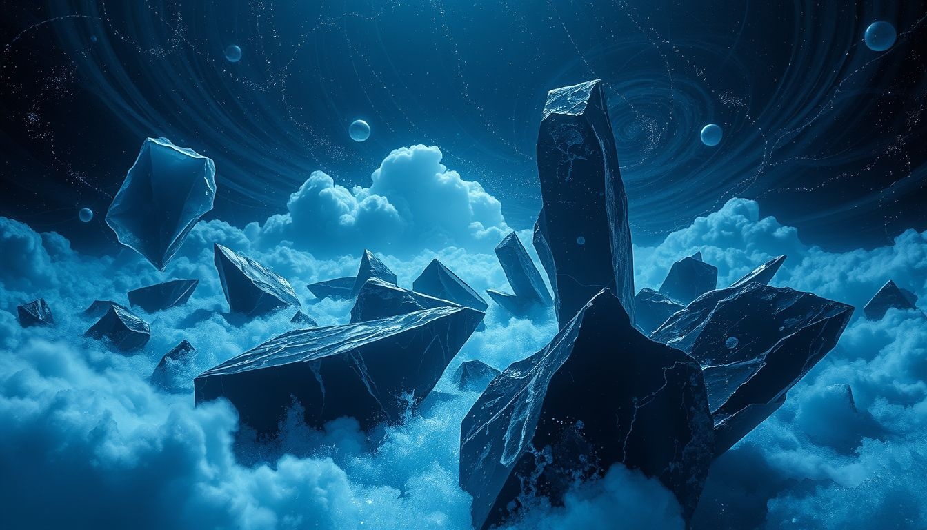 Rêver de verglas noir révèle un piège invisible et perfide.