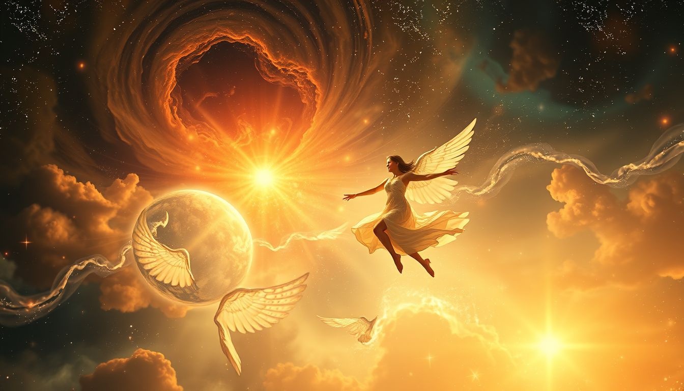 Rêver de voler près du soleil symbolise ambition excessive et risques.