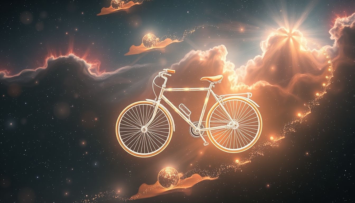 Rêver de vélo symbolise l'équilibre entre liberté et persévérance.