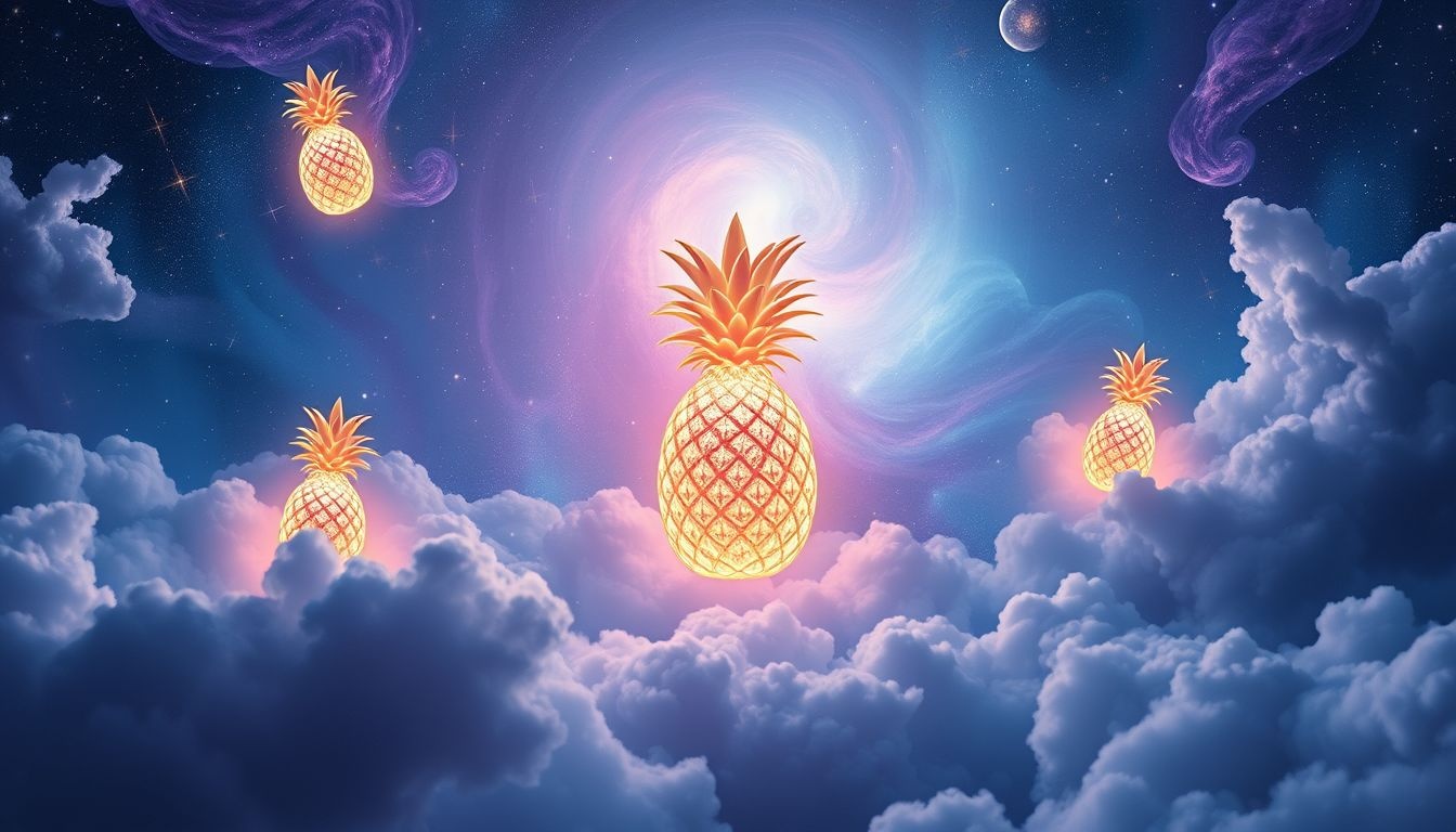 Rêver d'ananas mûr symbolise souvent prospérité et bonheur imminent.