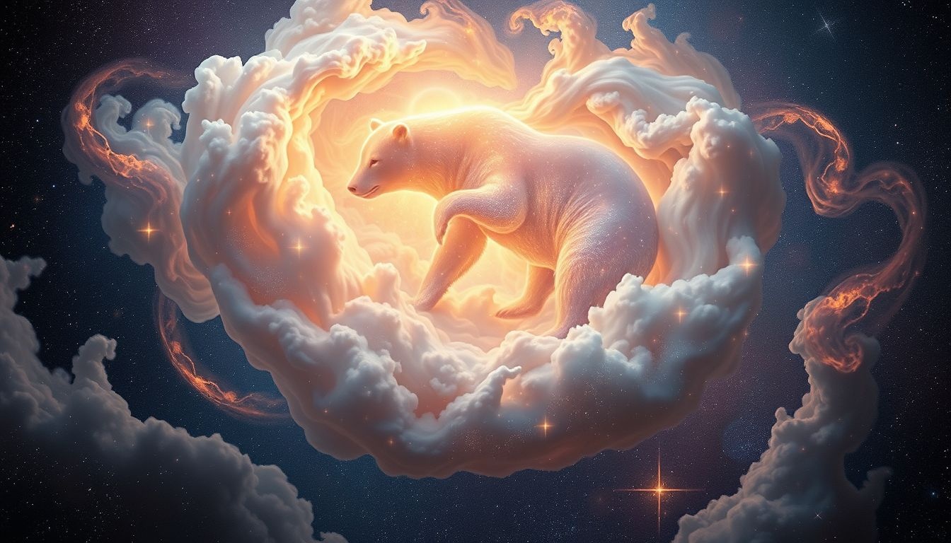 Rêver d’ours apprivoisé symbolise équilibre entre force et sérénité.