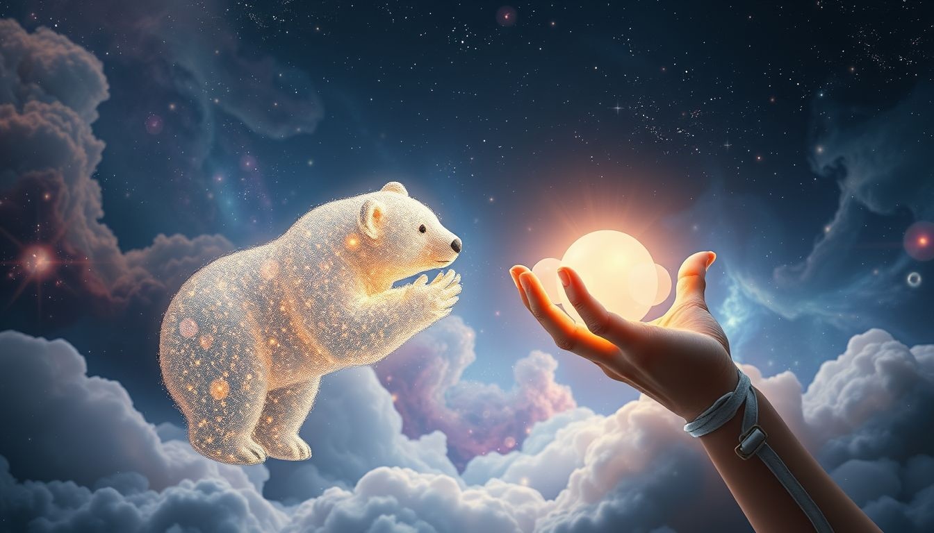 Rêver de nourrir un ours révèle nos peurs intérieures cachées.