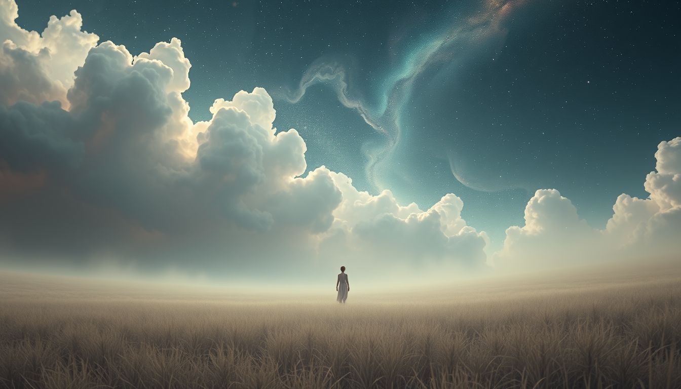 Le champ en friche reflète souvent un sentiment profond de solitude.