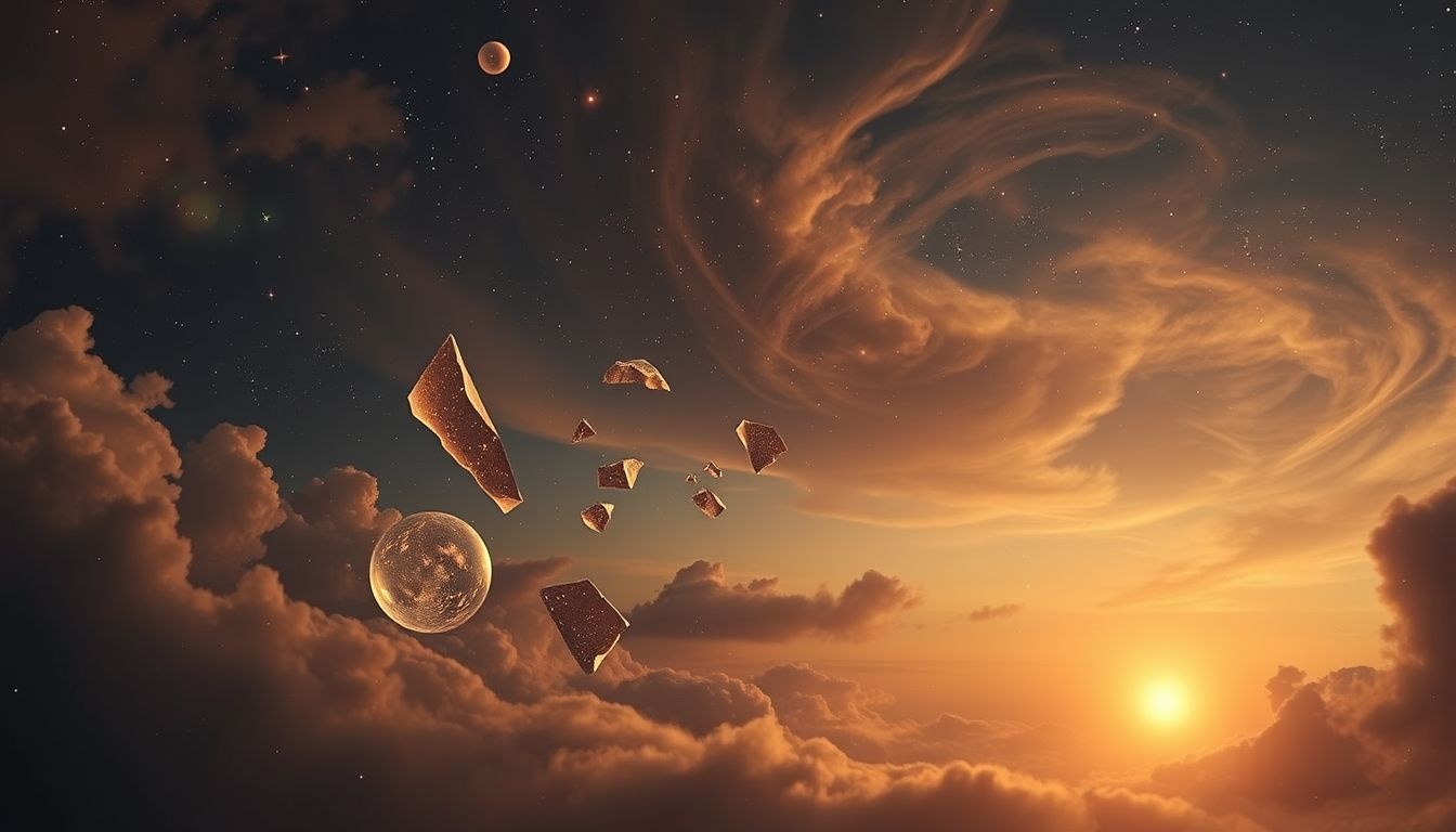 Le soleil haut symbolise l’espoir au-delà du désespoir profond.