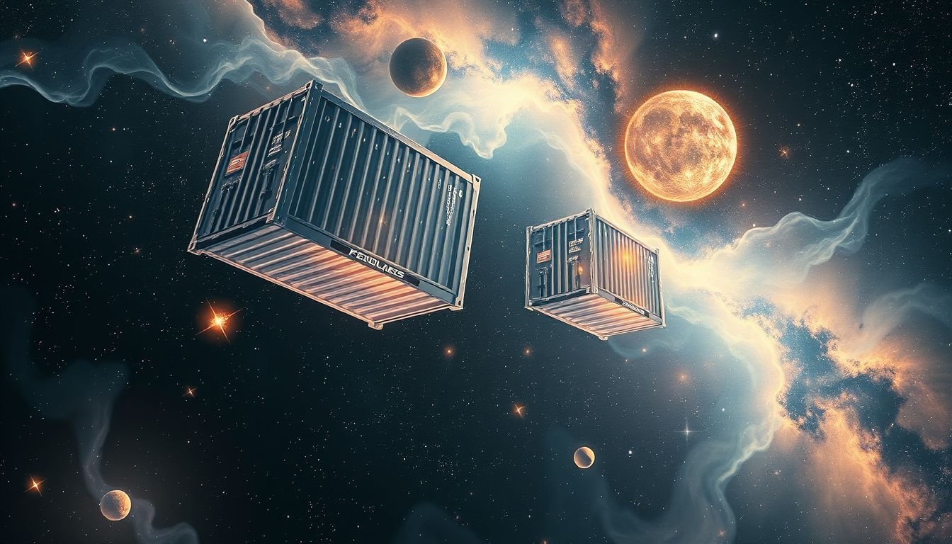 Rêver d'un cargo symbolise souvent un poids émotionnel transporté.