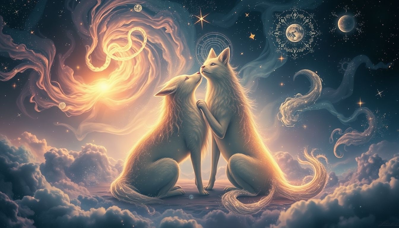 Les rêves d'animaux en accouplement symbolisent souvent la créativité intérieure.