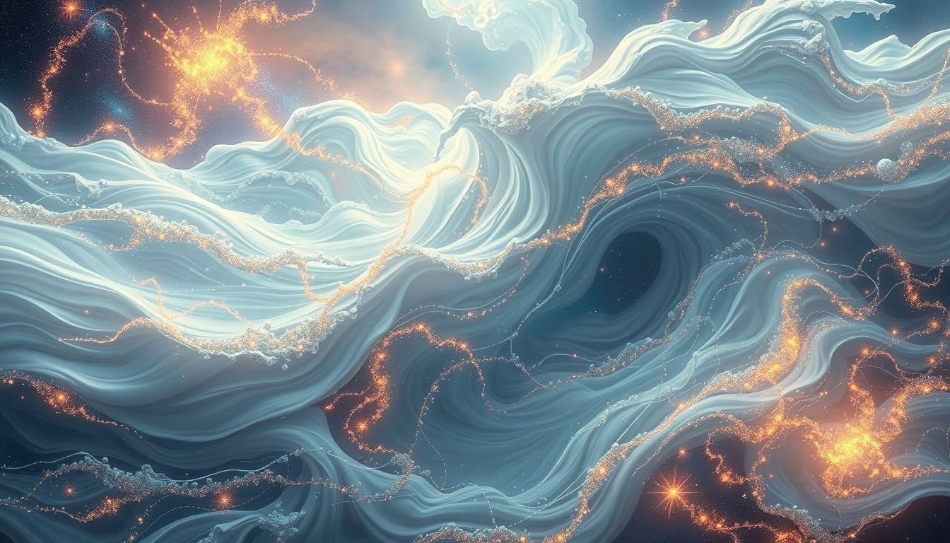 L’eau primordiale symbolise fertilité, renouveau et mystère intérieur.