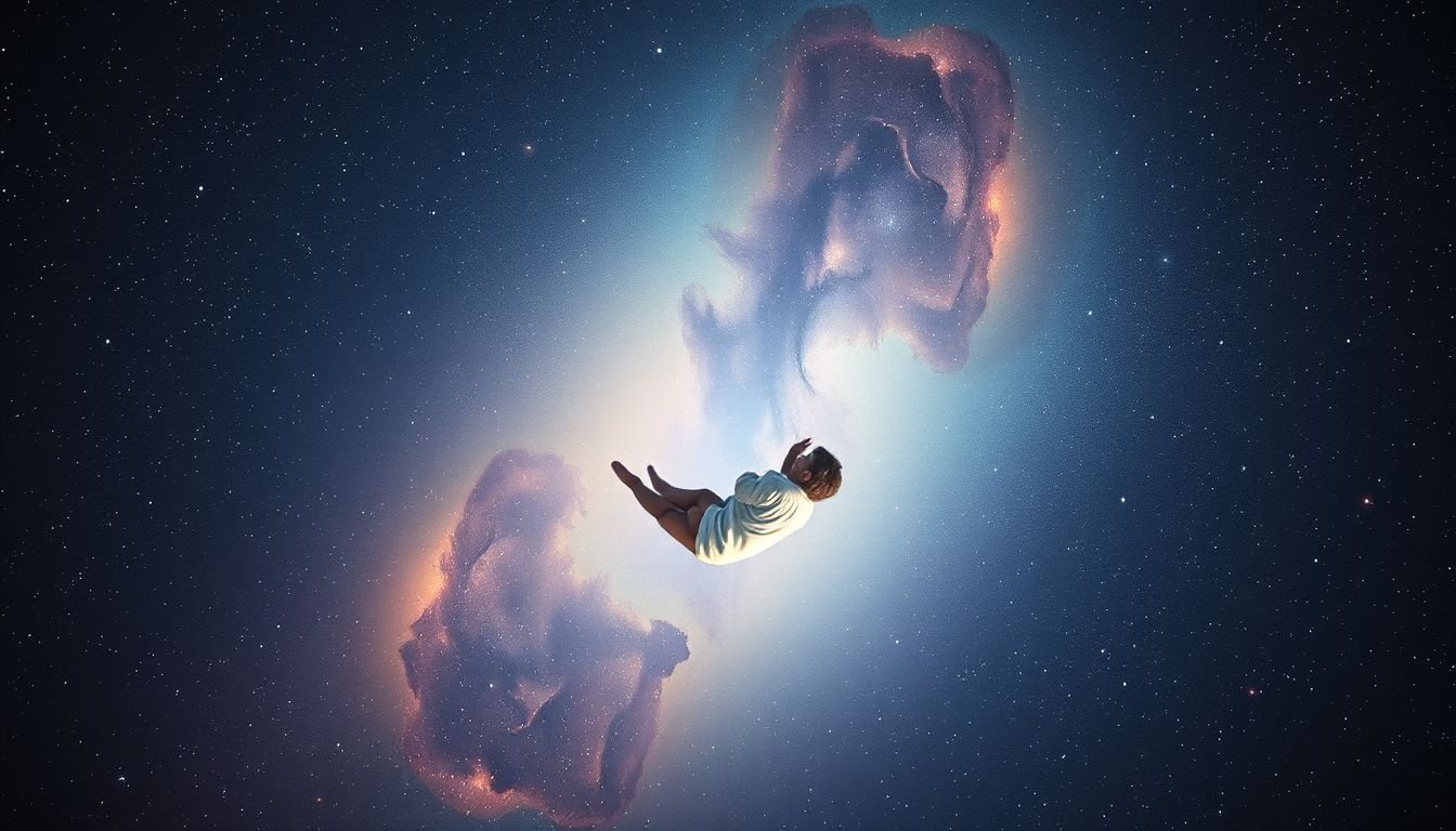 Voir un tableau de loin symbolise souvent une émotion distante.