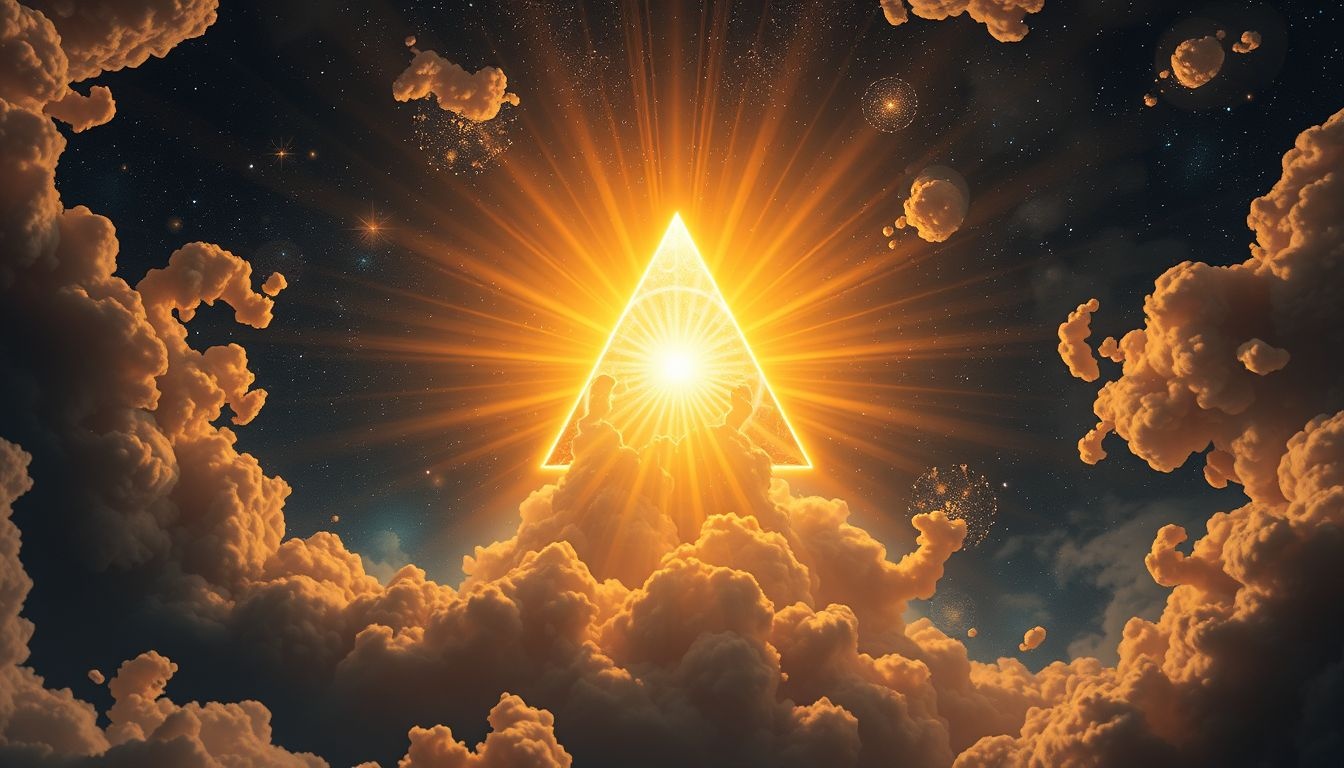 Le triangle pointant vers le haut symbolise la quête d'élévation.