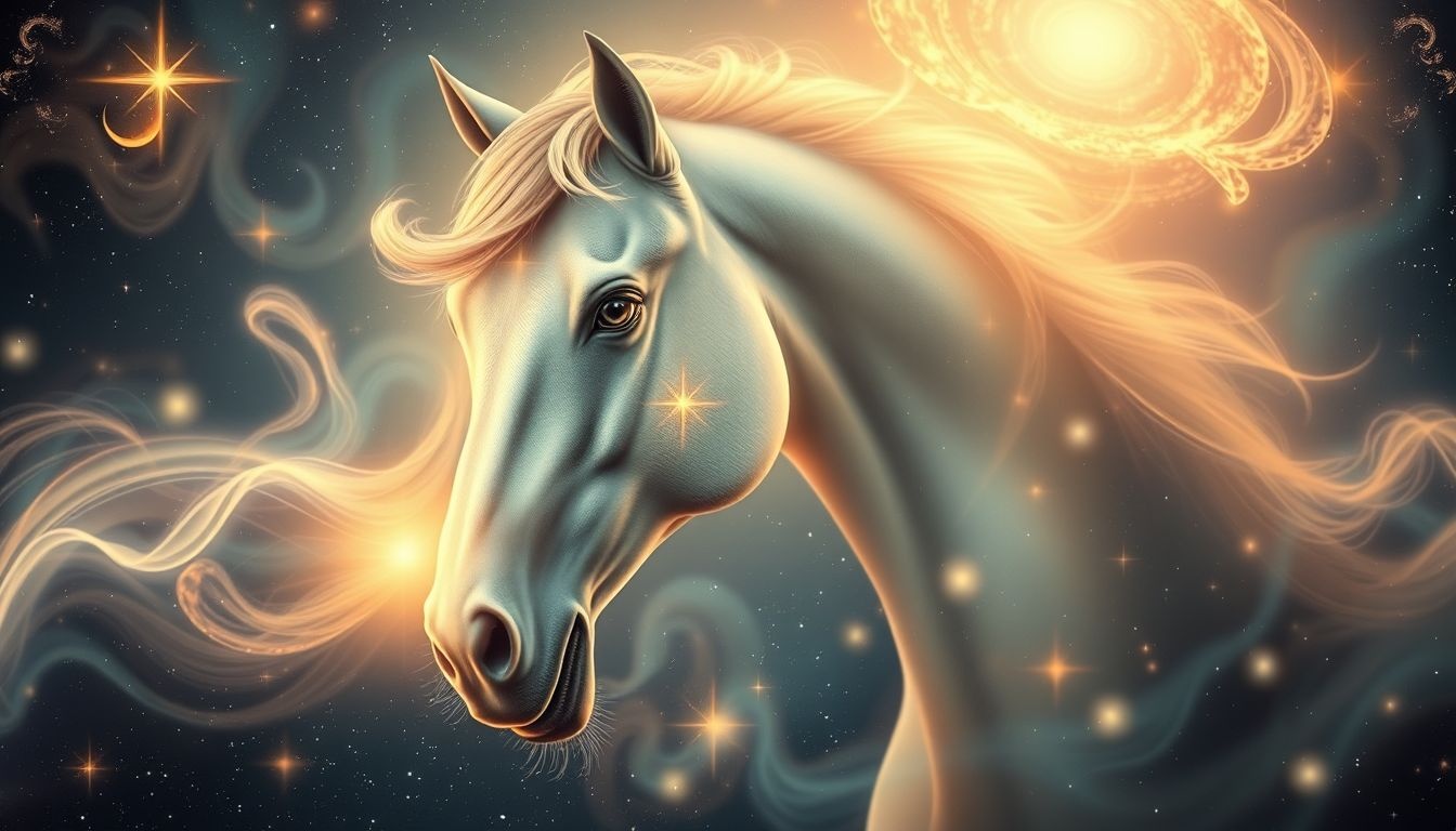 Un cheval parlant symbolise un lien profond avec votre sagesse intérieure.