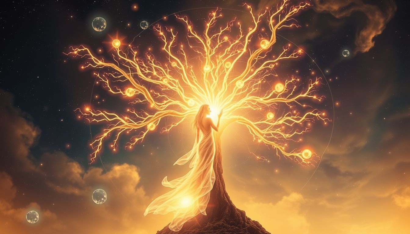 Serrer un arbre symbolise l’union avec l’énergie vitale profonde.