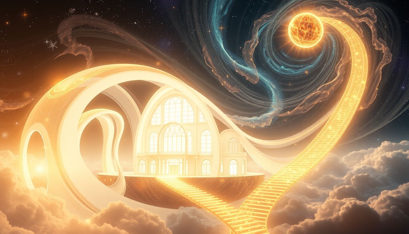 Une maison luxueuse dans un rêve symbolise ambition et réussite sociale.