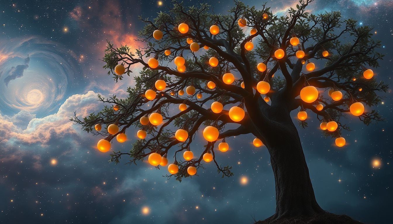 Le peuplier noir fruité symbolise succès et accomplissement durable.