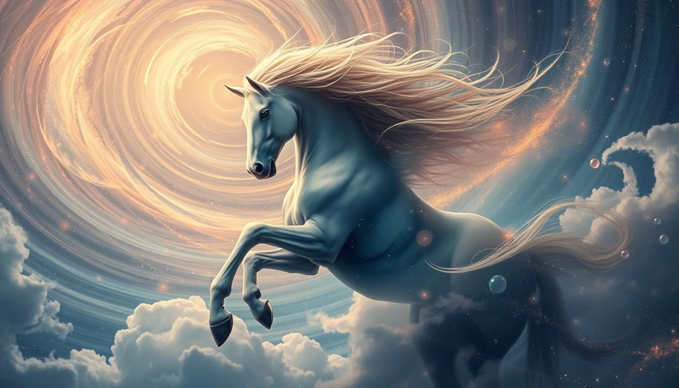 Rêver de cheval symbolise souvent la liberté et l’instinct naturel.