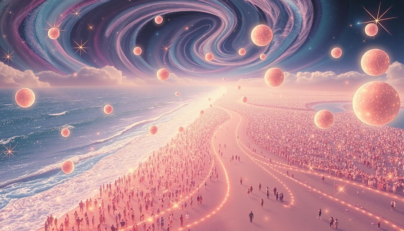 Rêver de plages bondées en août symbolise la chaleur des relations sociales.