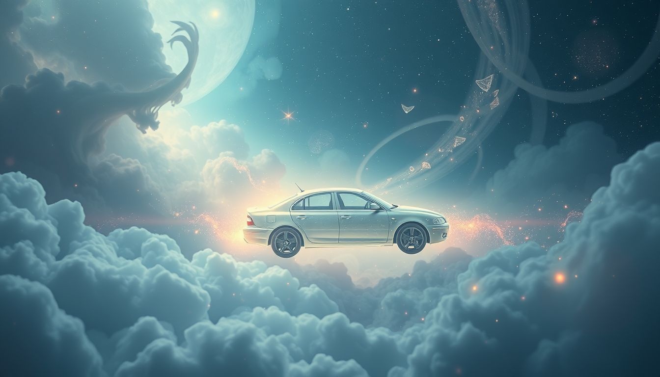 Rêver de suicide en voiture symbolise un conflit intérieur profond.
