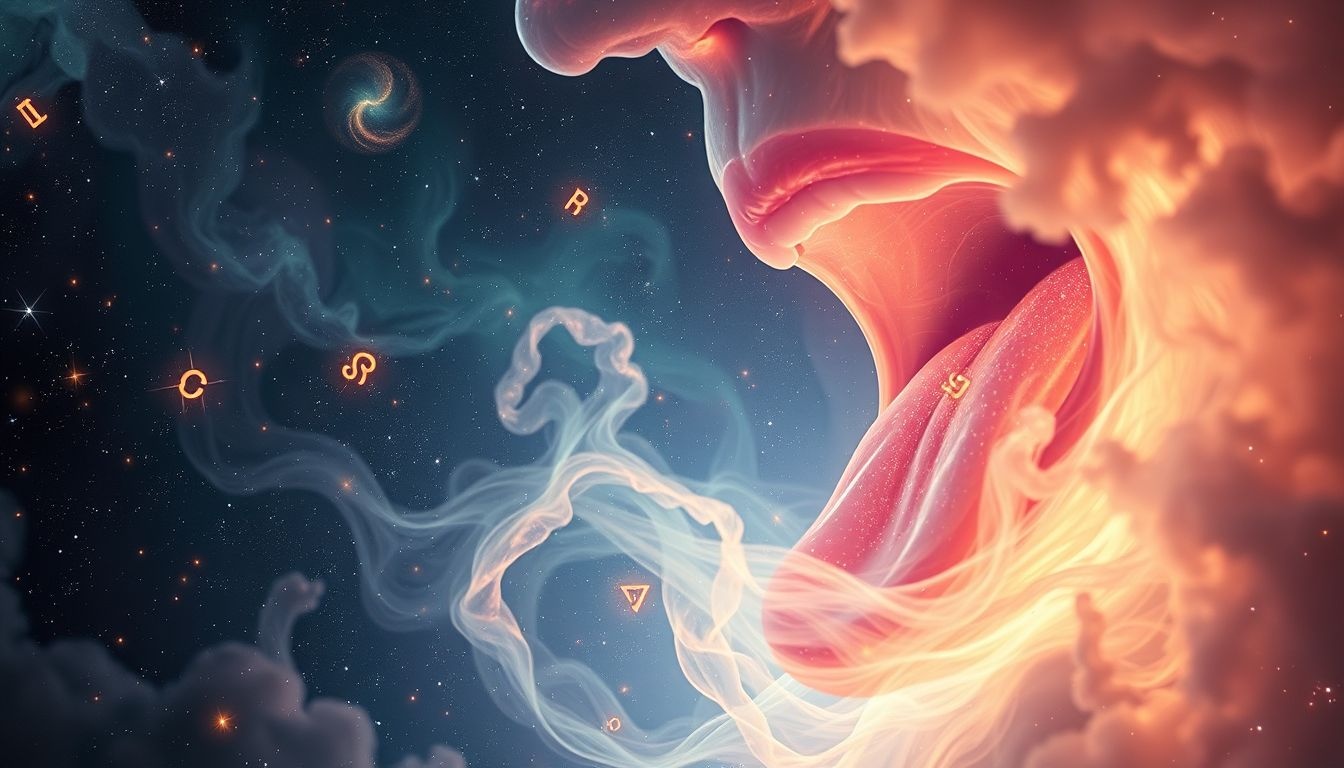 Avaler un abaisse-langue symbolise refoulement et blocage mental.