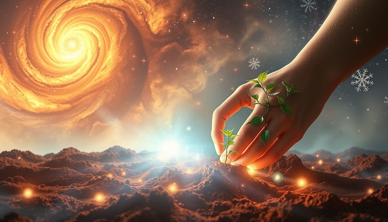 Bêcher une terre fertile symbolise la préparation d’une réussite future.