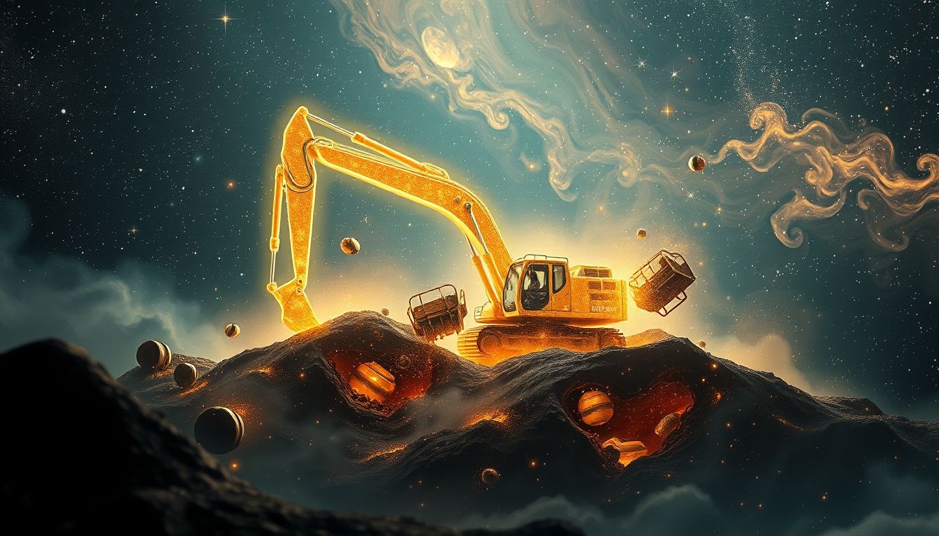 Rêver d’un excavateur révèle souvent des transformations profondes intérieures.