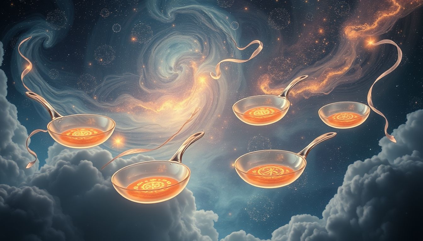 Rêver d'une poêle symbolise créativité et gestion des émotions.