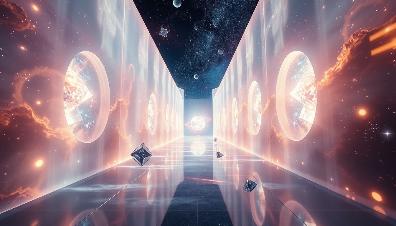 Les fenêtres des corridors symbolisent la clarté et l'espoir extérieur.