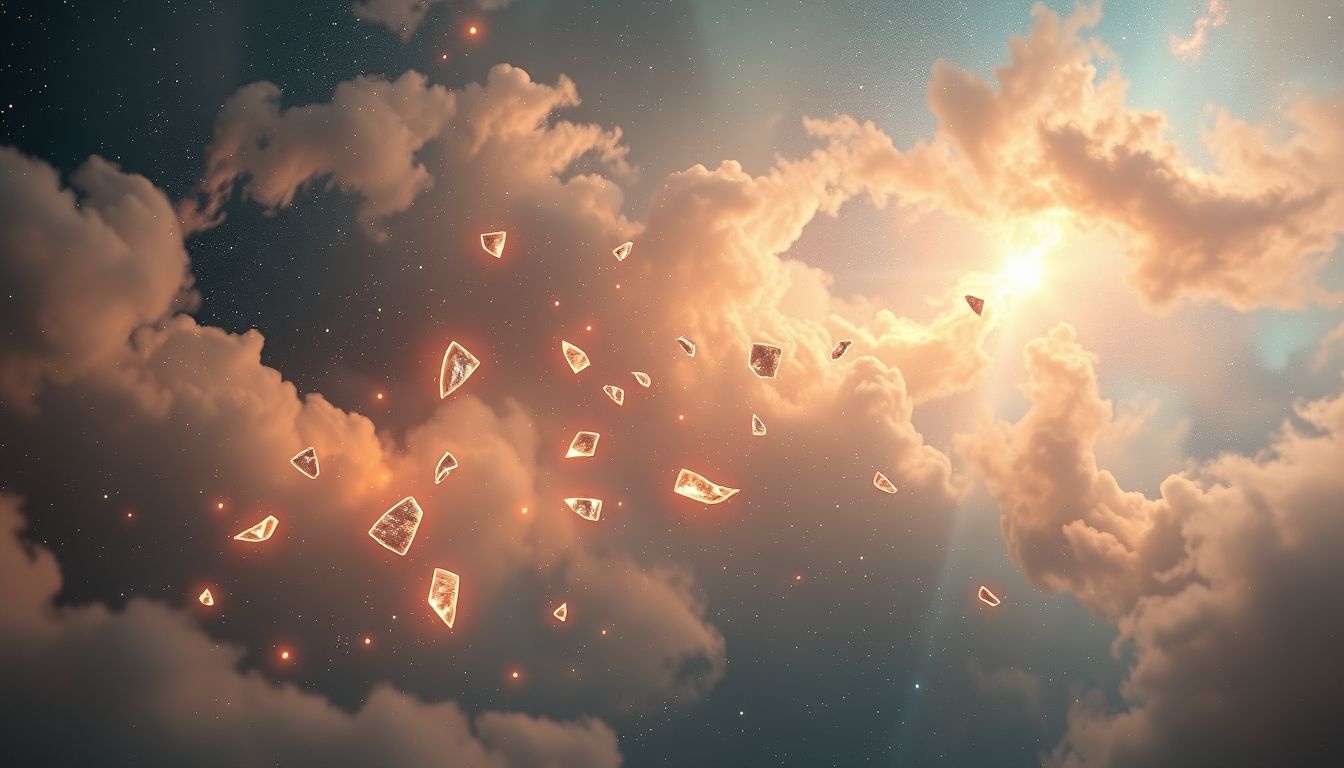 Disperser des objets en rêve révèle souvent un désordre mental profond.