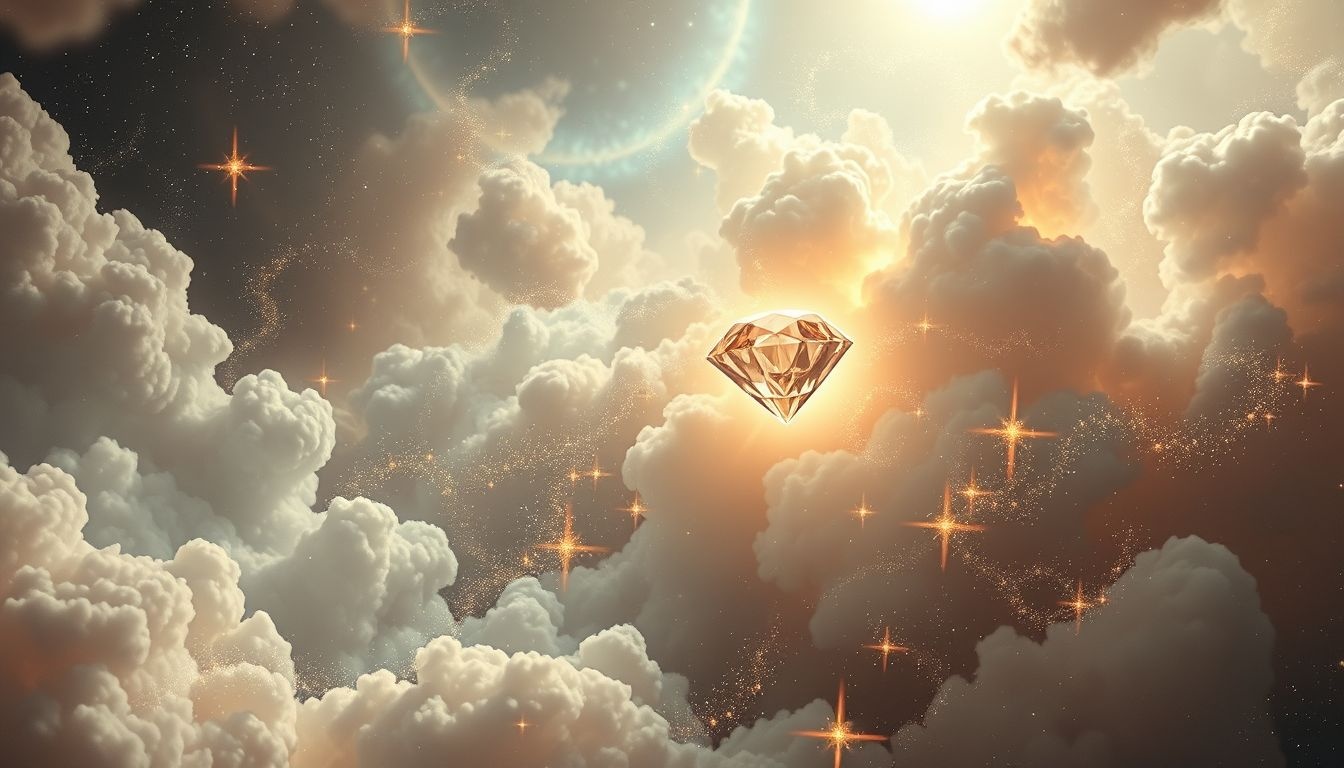 La clarté du diamant reflète la pureté des émotions rêvées.