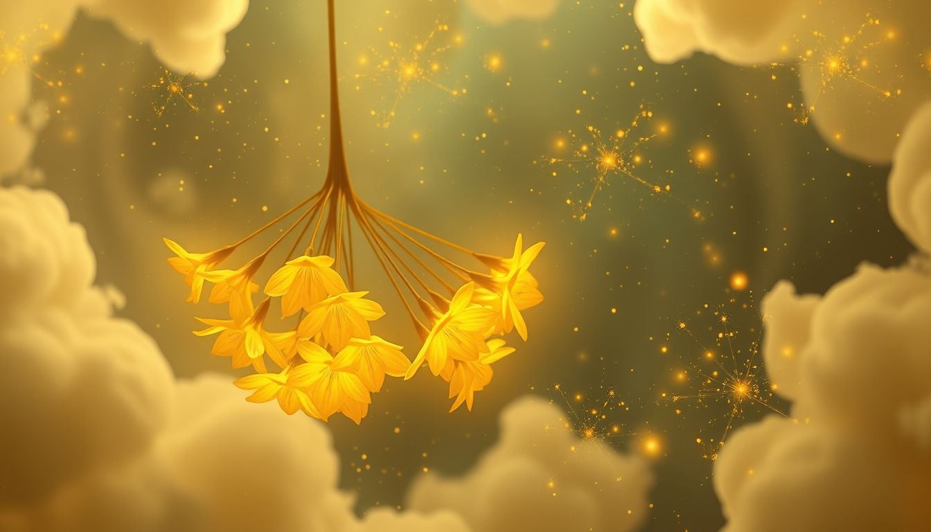 Le genêt en fleurs symbolise l'espoir et un nouveau départ.