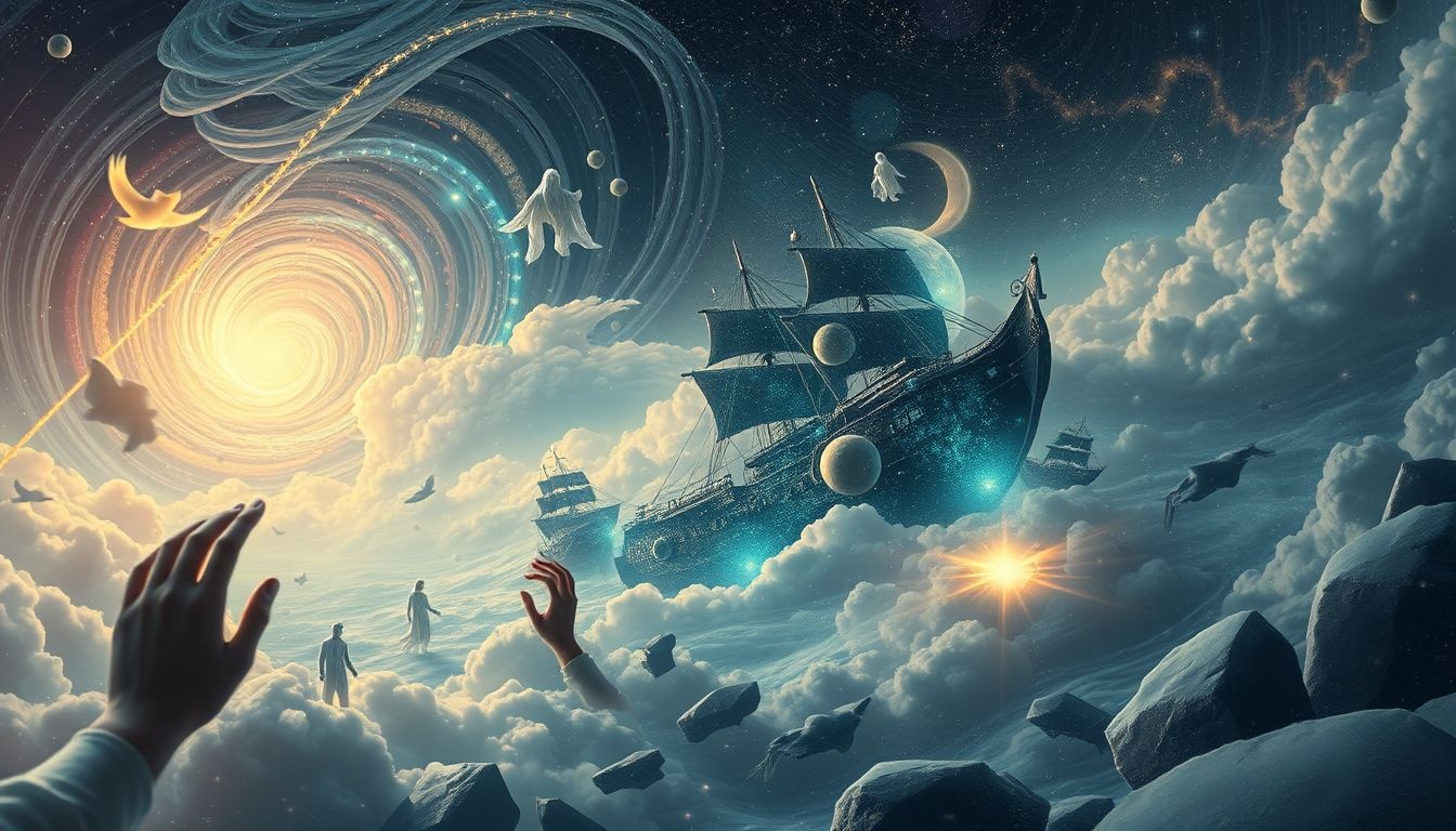 Fouiller une épave rêve symbolise exploration de souvenirs enfouis.