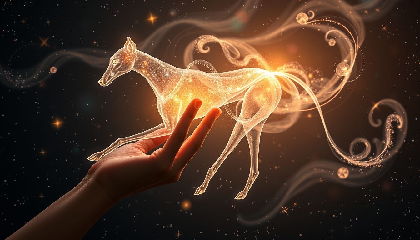 Caresser un lévrier en rêve symbolise un désir profond de sécurité.